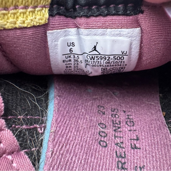 Nike Air Jordan MA2 Women's Size 6 Sneakers CW5992-500 'Light Mulberry' Shoes - Picture 10 of 10